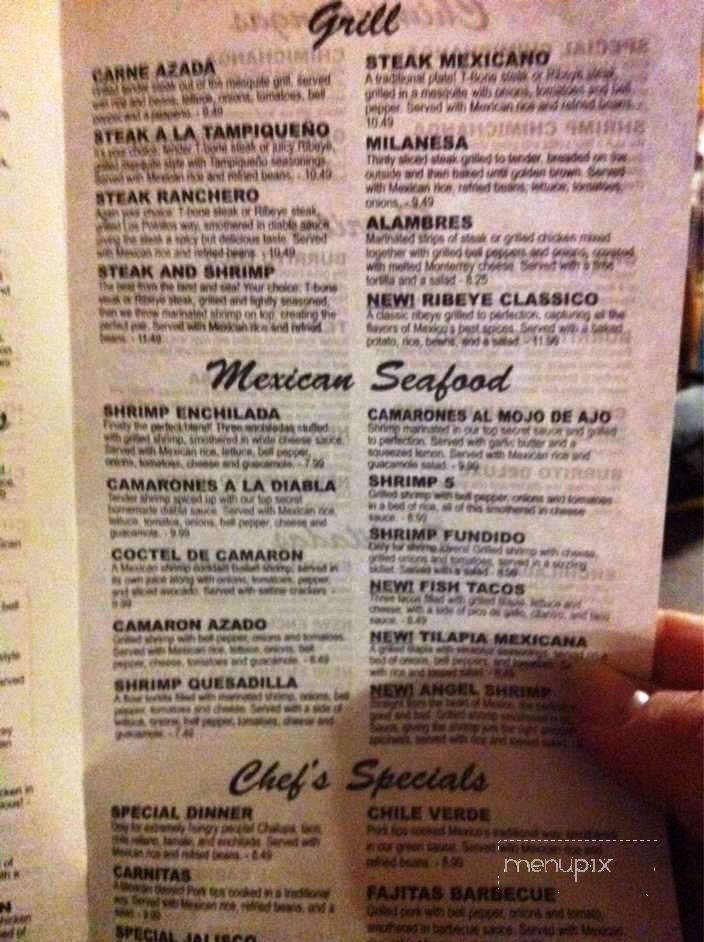 D'Casa - Tupelo, MS menu_pic