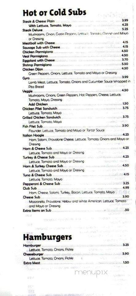 Hema's - Rocky Mount, VA menu_pic