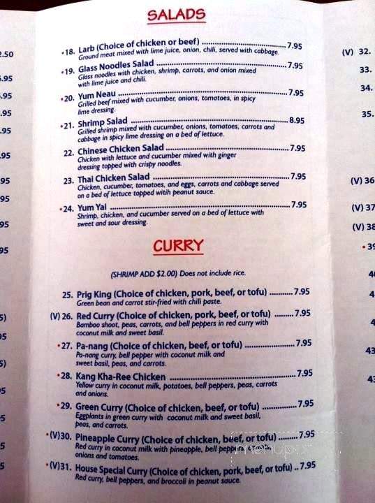 Thai Fantasy - Los Angeles, CA menu_pic