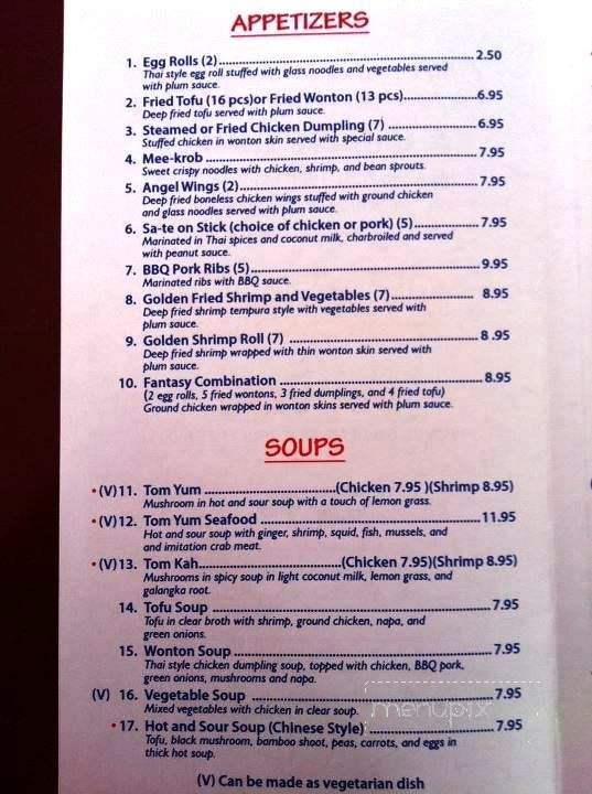 Thai Fantasy - Los Angeles, CA menu_pic