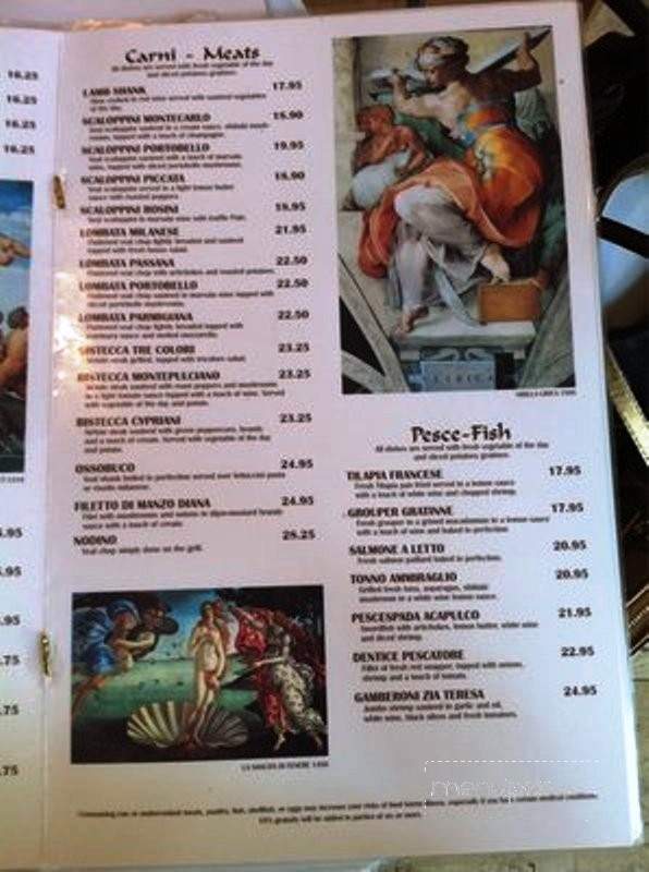 Villagio at Dadeland Mall - Miami, FL menu_pic
