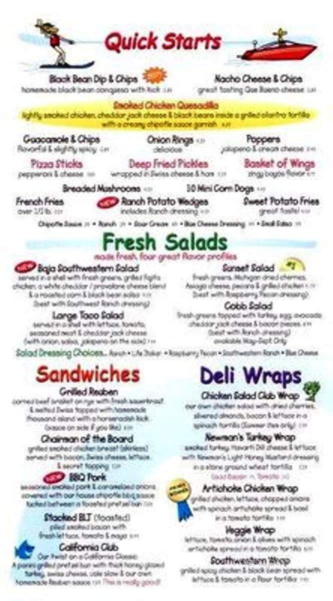 Dockside-Torch Lake - Bellaire, MI menu_pic