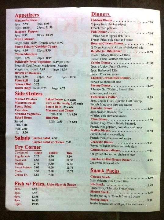 Chicken Tonight - Lindenhurst, NY menu_pic