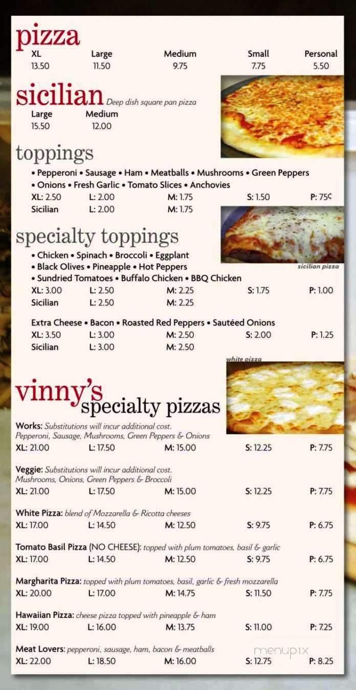 /412465/Vinnys-Restaurant-Pizzeria-Kendall-Park-NJ - Kendall Park, NJ