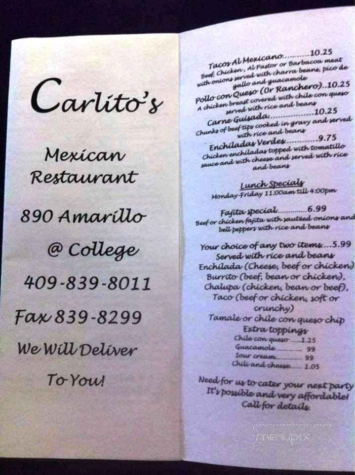 /4304143/Carlitos-Mexican-Restaurant-Beaumont-TX - Beaumont, TX