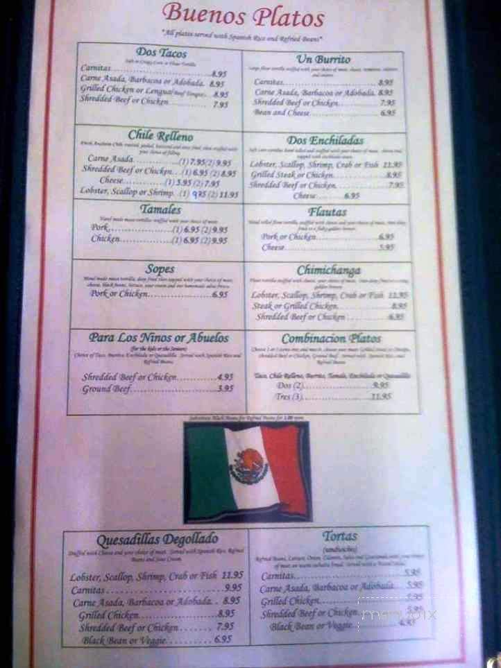 El Mariachi II - Aiea, HI menu_pic