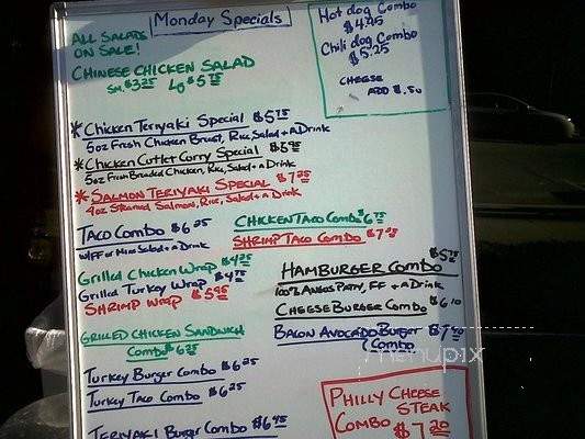Ketchy's II - Los Angeles, CA menu_pic