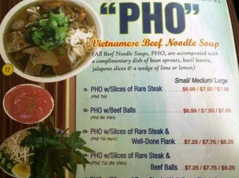 Pho 777 - Honolulu, HI menu_pic