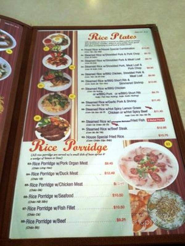 Pho 777 - Honolulu, HI menu_pic