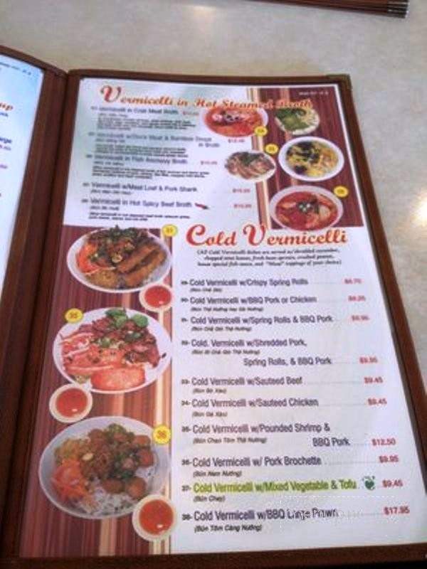 Pho 777 - Honolulu, HI menu_pic