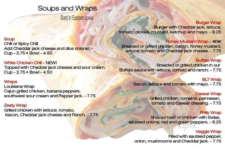 Red's Public House - Cedar Rapids, IA menu_pic