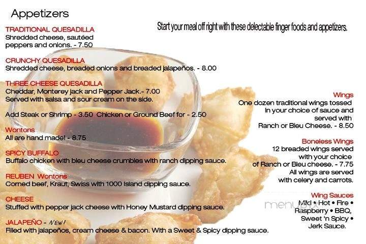 Red's Public House - Cedar Rapids, IA menu_pic