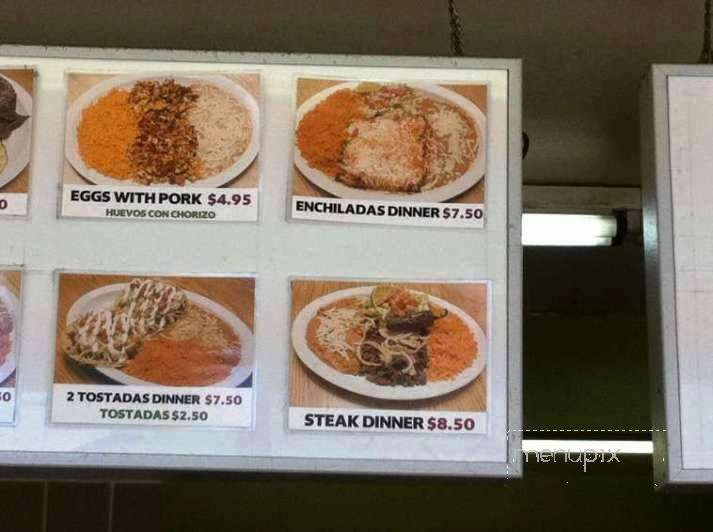 Taqueria Buena Vista - Milwaukee, WI menu_pic