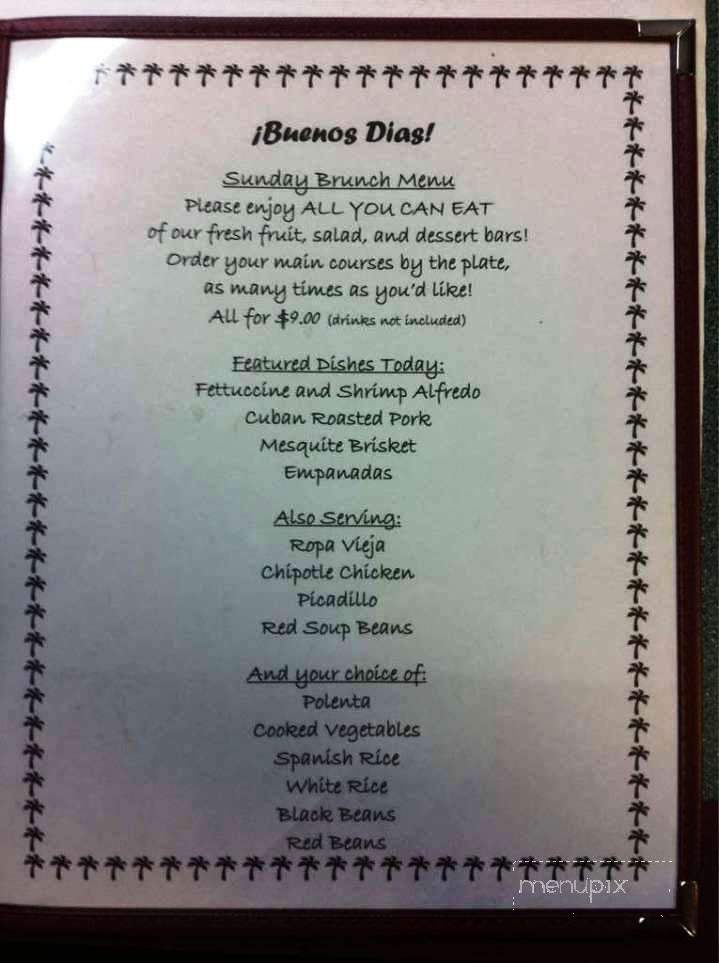 Bodega 105 - Johnson City, TN menu_pic