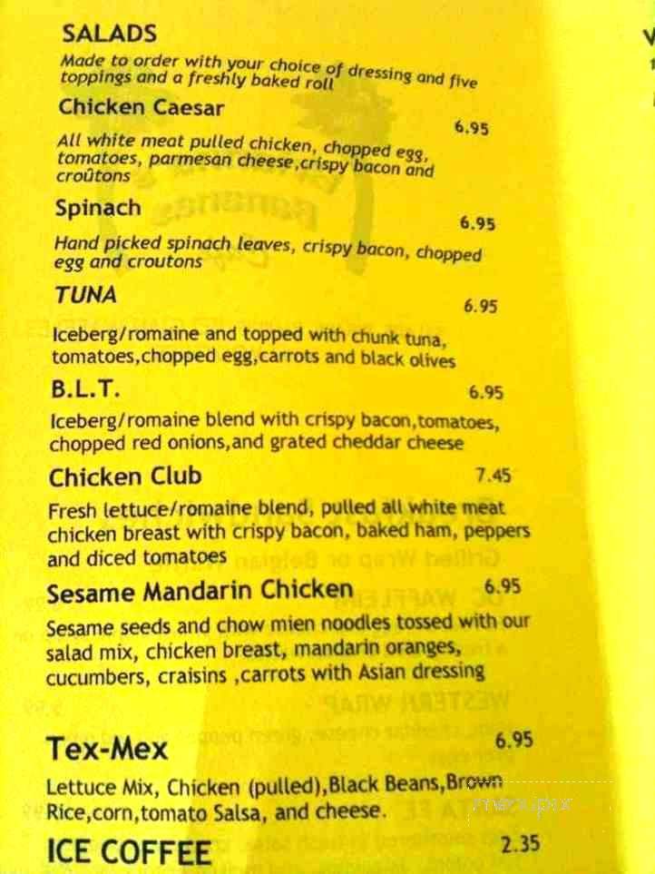 Brianna's Bananas Cafe - Ocean City, MD menu_pic