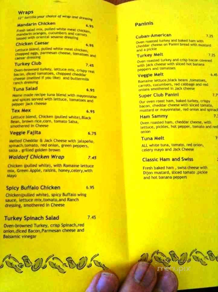 Brianna's Bananas Cafe - Ocean City, MD menu_pic