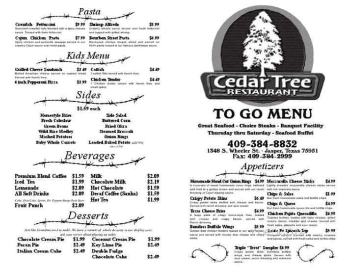 /4304625/Cedar-Tree-Restaurant-Jasper-TX - Jasper, TX