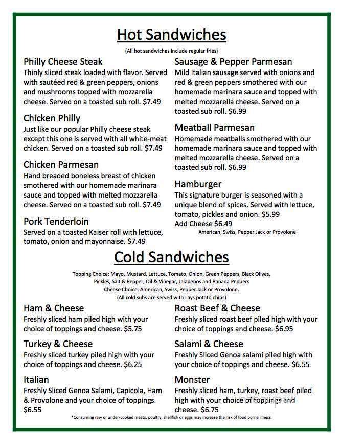 Lorenzo's Pizza, Pasta & Subs - Belton, MO menu_pic