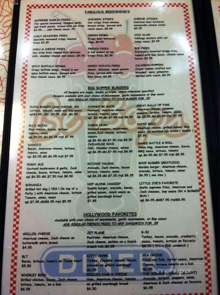 Be Bops - Ukiah, CA menu_pic