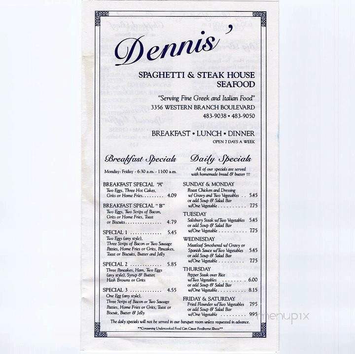 /4603887/Dennis-Spaghetti-and-Steak-House-Chesapeake-VA - Chesapeake, VA