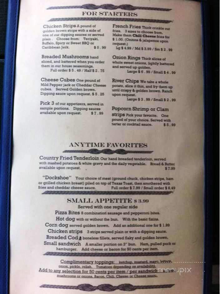 Dockside - Decatur, IL menu_pic