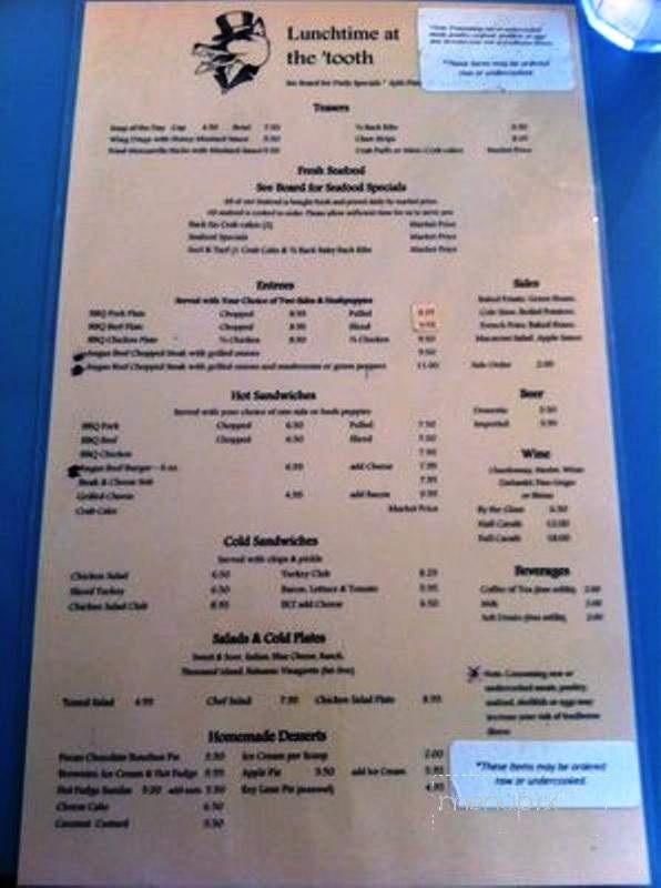 Houndstooth Cafe - Hanover, VA menu_pic
