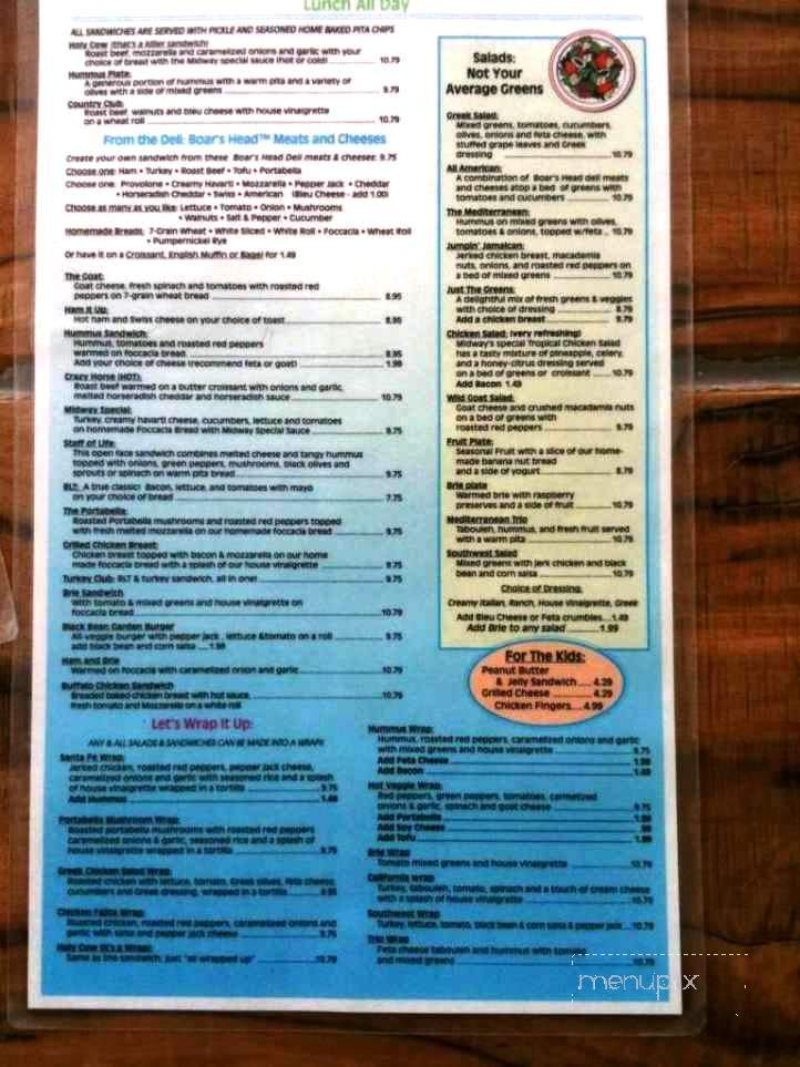 Midway Cafe - Islamorada, FL menu_pic