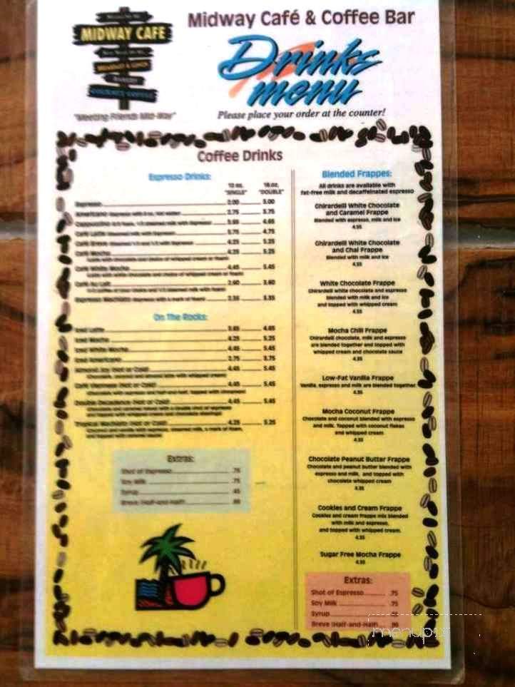 Midway Cafe - Islamorada, FL menu_pic