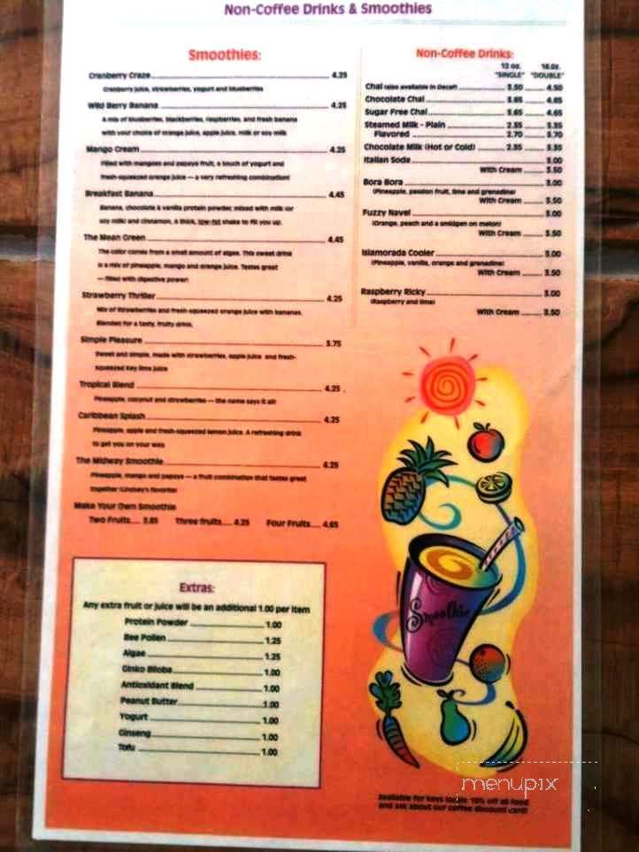 Midway Cafe - Islamorada, FL menu_pic