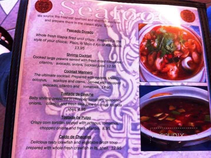 Nuevo Vallarta - Pullman, WA menu_pic