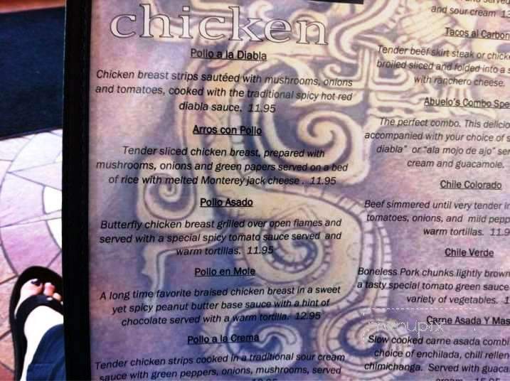 Nuevo Vallarta - Pullman, WA menu_pic