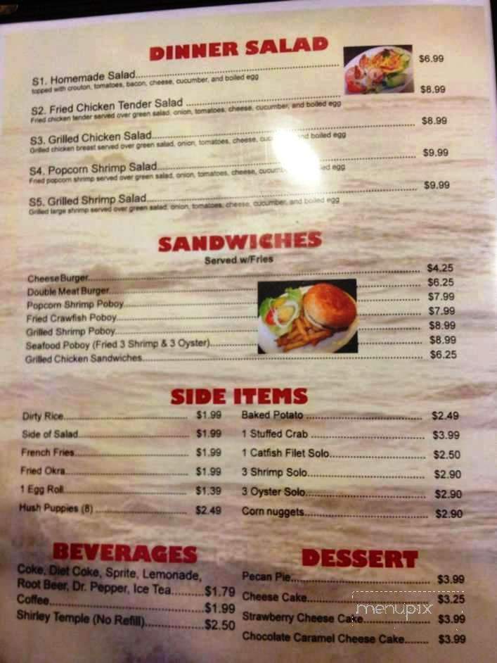 Red River Seafood & Steakhouse - Pineville, LA menu_pic