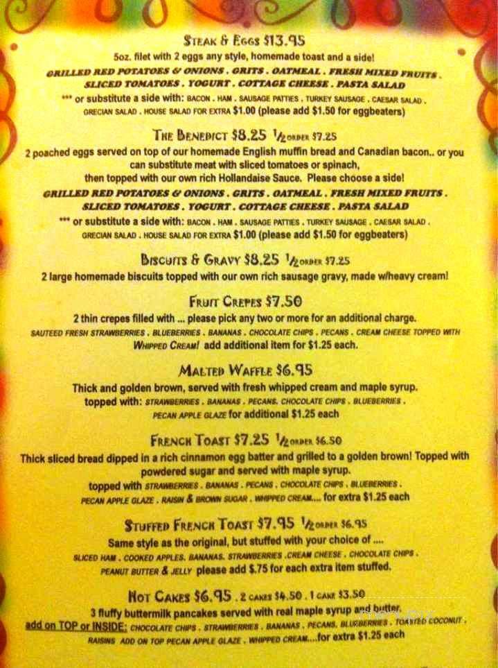 Simply Delicious Cafe & Bakery - Cocoa Beach, FL menu_pic