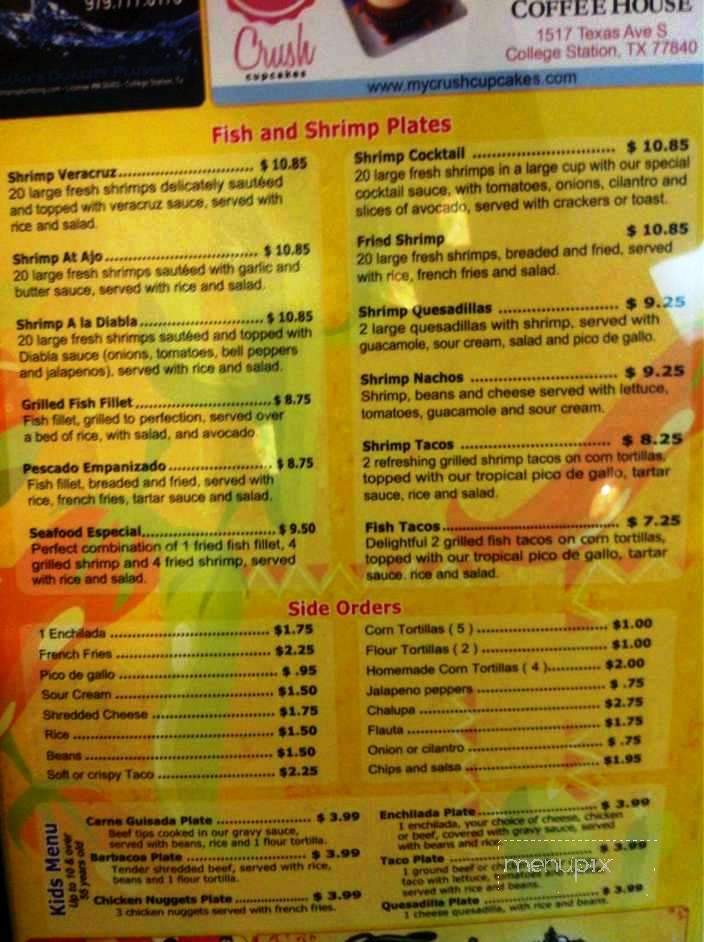 Coco Loco - College Station, TX menu_pic