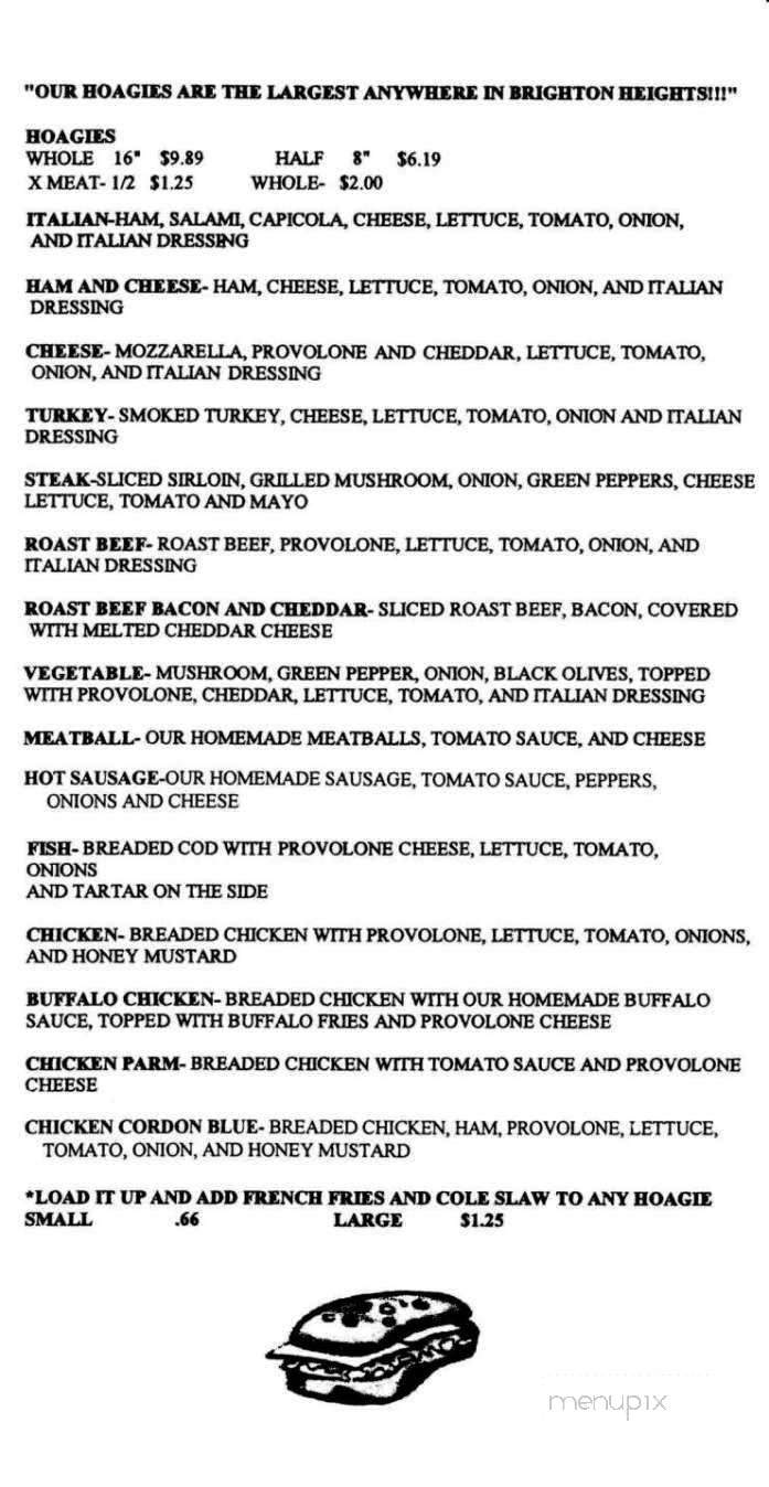 Pizza Pescara - Pittsburgh, PA menu_pic