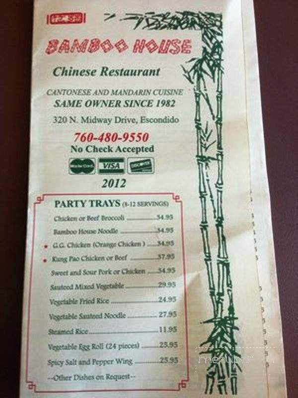 /5543728/Bamboo-House-Chinese-Restaurant-Escondido-CA - Escondido, CA
