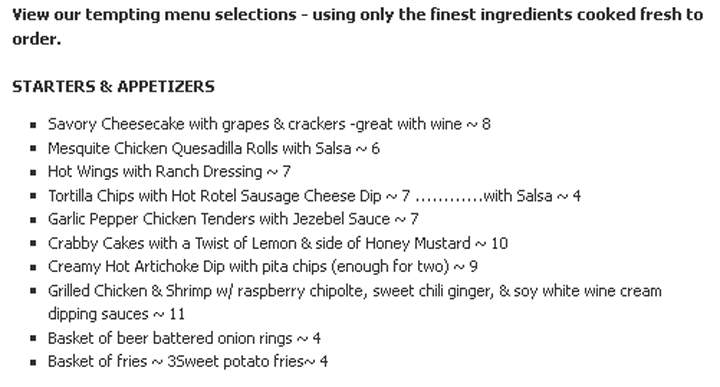 Menu Of Furniture Factory Bar Grill In Huntsville Al 35801