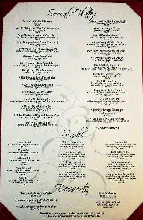 Flo Eatery and Wine Bae - Springfield, MO menu_pic