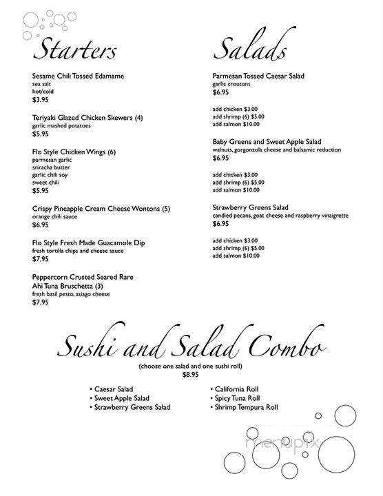 Flo Eatery and Wine Bae - Springfield, MO menu_pic