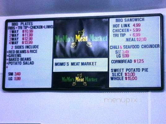 Momo's Meat Market - Sacramento, CA menu_pic