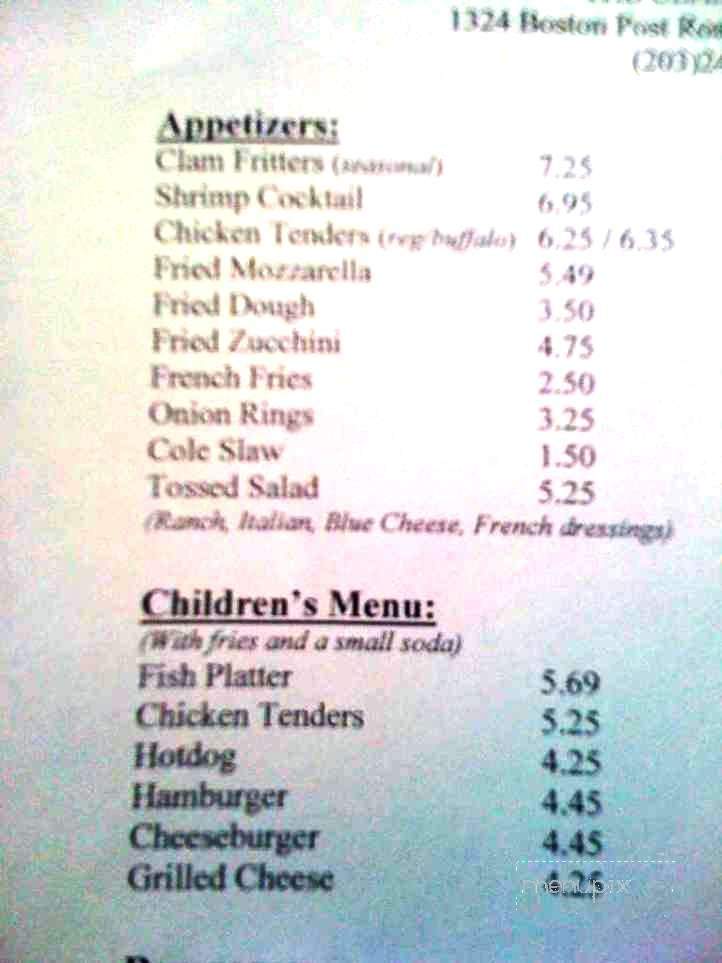 Clam Castle - Madison, CT menu_pic