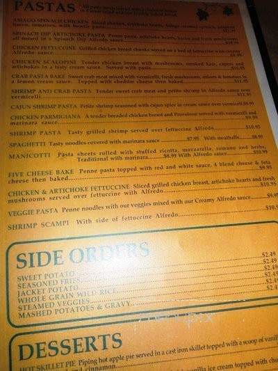 Bentley's Grill - Camden, AR menu_pic