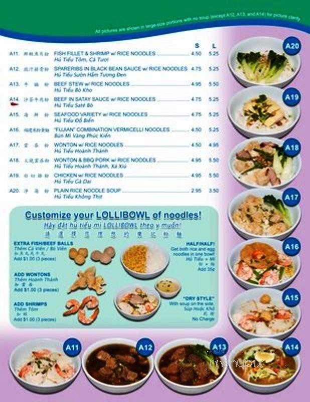 Lolli Bowl - Sacramento, CA menu_pic