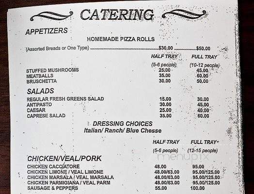 Bella Napoli Pizza Bistro - Walnut, CA menu_pic