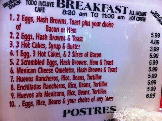 El Asadero Taco Shop - Merced, CA menu_pic