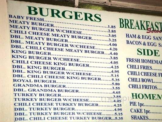 Fresh & Meaty Burgers - Los Angeles, CA menu_pic
