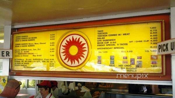 Menu of Taco Lita in Arcadia, CA 91006