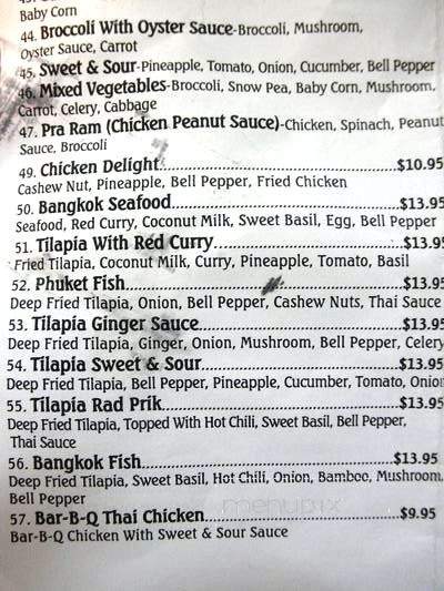 Thai Table - Oceanside, CA menu_pic