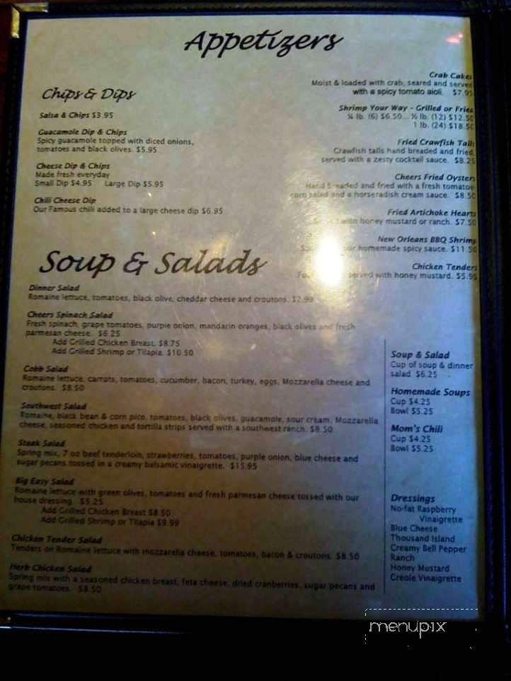 Cheers In Maumelle - Maumelle, AR menu_pic