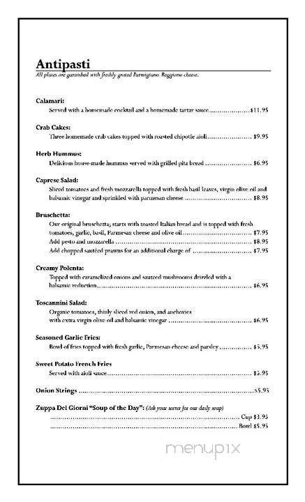 Grazie - Novato, CA menu_pic